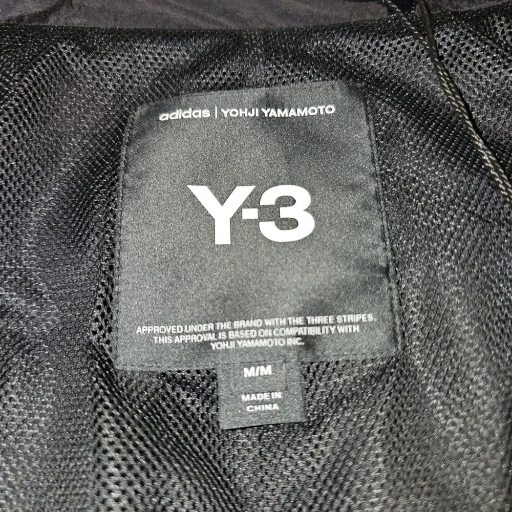 Y-3 Light Ultralight Nylon Blazer Mens Medium Black NWT